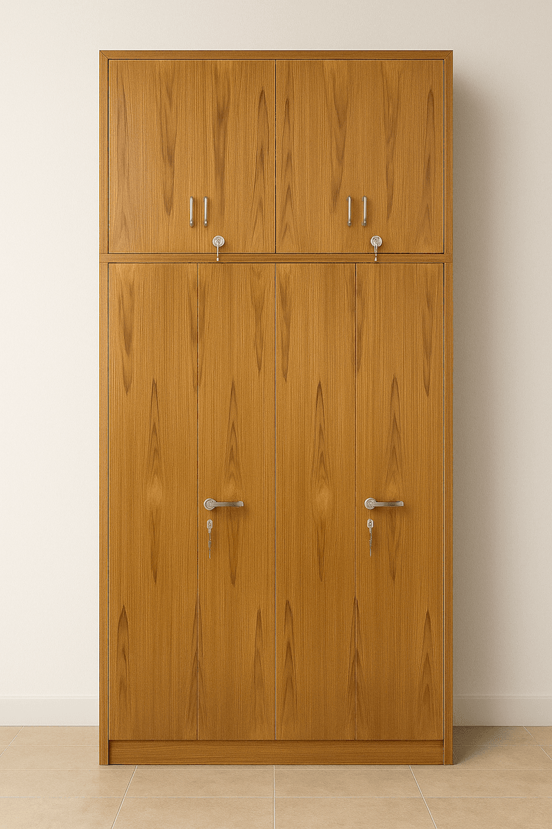 NSF Essential wardrobe showing its door and border construction