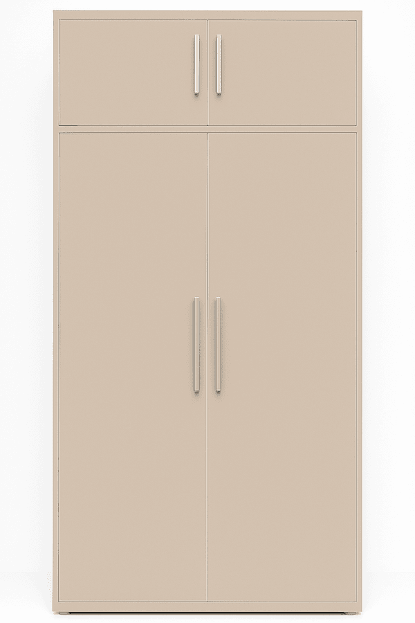 NSF Evolve wardrobe showing its door and border construction